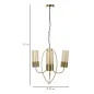 Lampa wisząca VERSAILLES 3-punktowa 60x103 cm